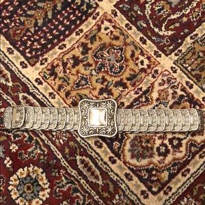 Vintage Silver Washed Belt